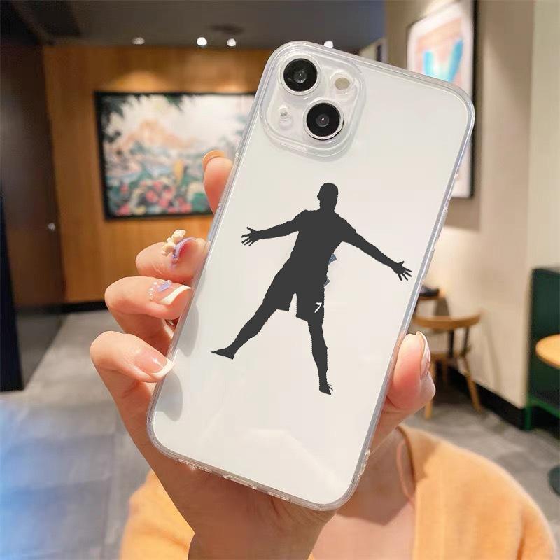 Argentina Soccer 10 Clothing Transparent Phone Case For iPhone 18 14 13 12 Mini 11 Pro Max XS X XR SE 7 8 Plus Straight Edge Cover