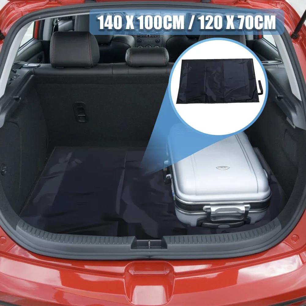 Universal Waterproof Dustproof Cargo Mat Polyester Fiber Portable Pet Mat Luggage Liner for Car SUV Trunk Protection Anti-Slip