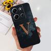 For Infinix Note 30i Case X6716 Luxury Letters Back Cover Soft Silicone Phone Case For Infinix Note 30 Pro Note30 Note30i Bumper
