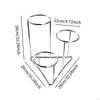 3 Tier Serving Stand Fruit Dessert Presentation Organiser Dish Holder ,Tiered Tray Platter