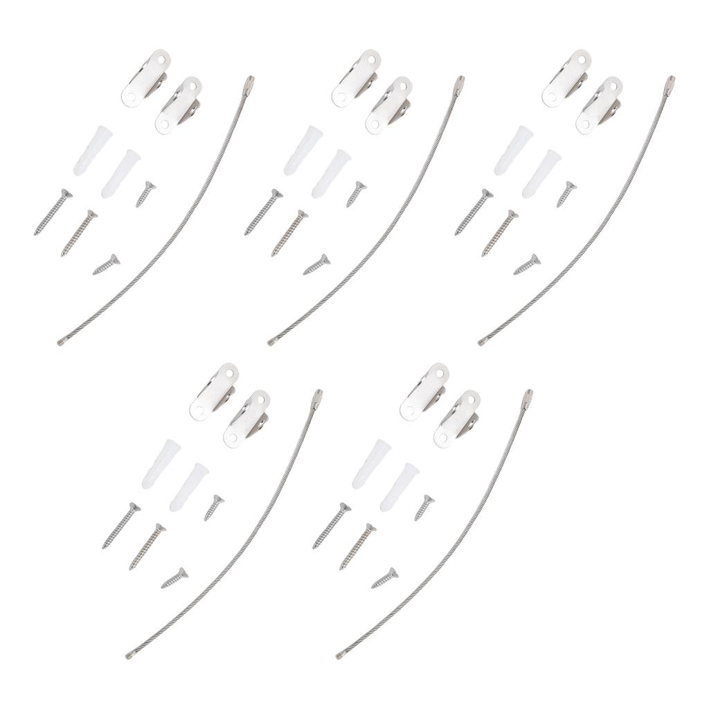 5 Set Furniture Anchors Prevent Tip for Baby Proofing Dresser Wall Safety Fasteners Earthquake Straps