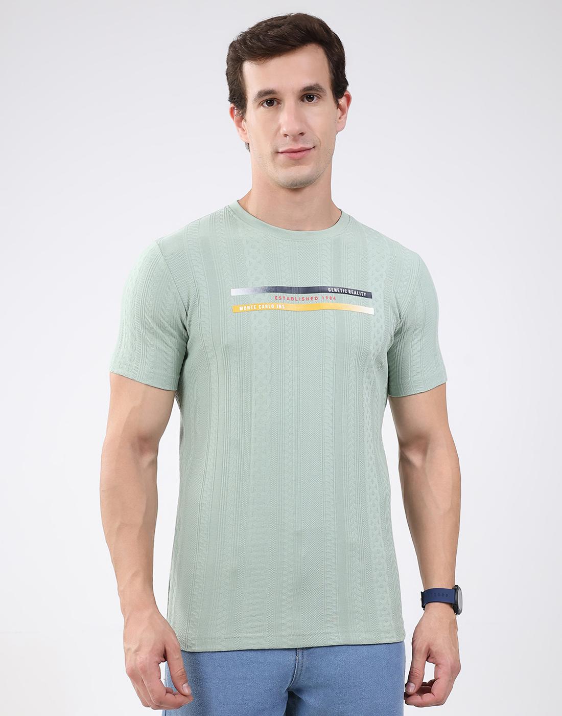 Monte Carlo Men s Round Neck Half Sleeve Tshirt XXL