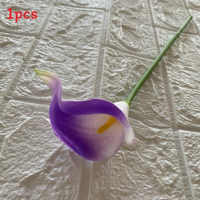 Soft Touch Pu Artificial Calla Lily For Home Styling Decoration Photography