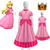 Costume da Cosplay di Principessa Peach per Halloween - Super Mario Bros