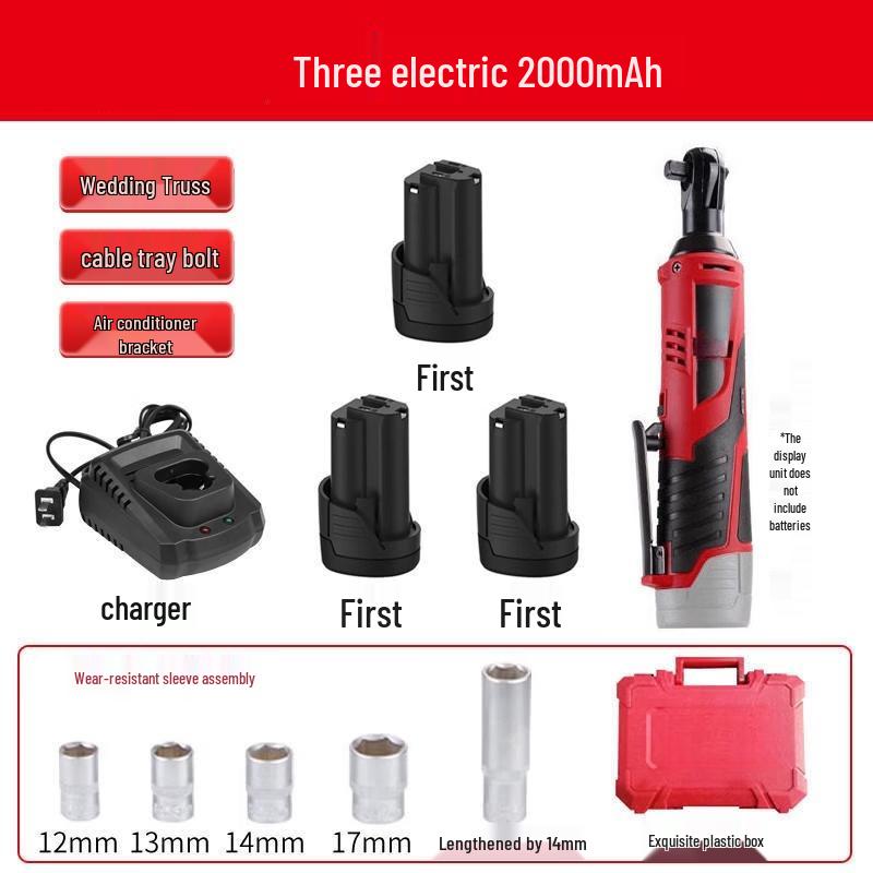 Right Angle Cordless Ratchet Wrench CN plug (adapter included)