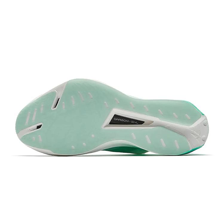 Anta C202 G9 2 Cushioning, Wear Resistant Low Top Racing Marathon Carbon Plate Running Shoes Women's White Green 122545573-5