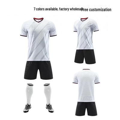 Unisex Quick-Dry Football Uniform Set - Short Sleeve Training Jersey for Men, Women, Students (Customizable)