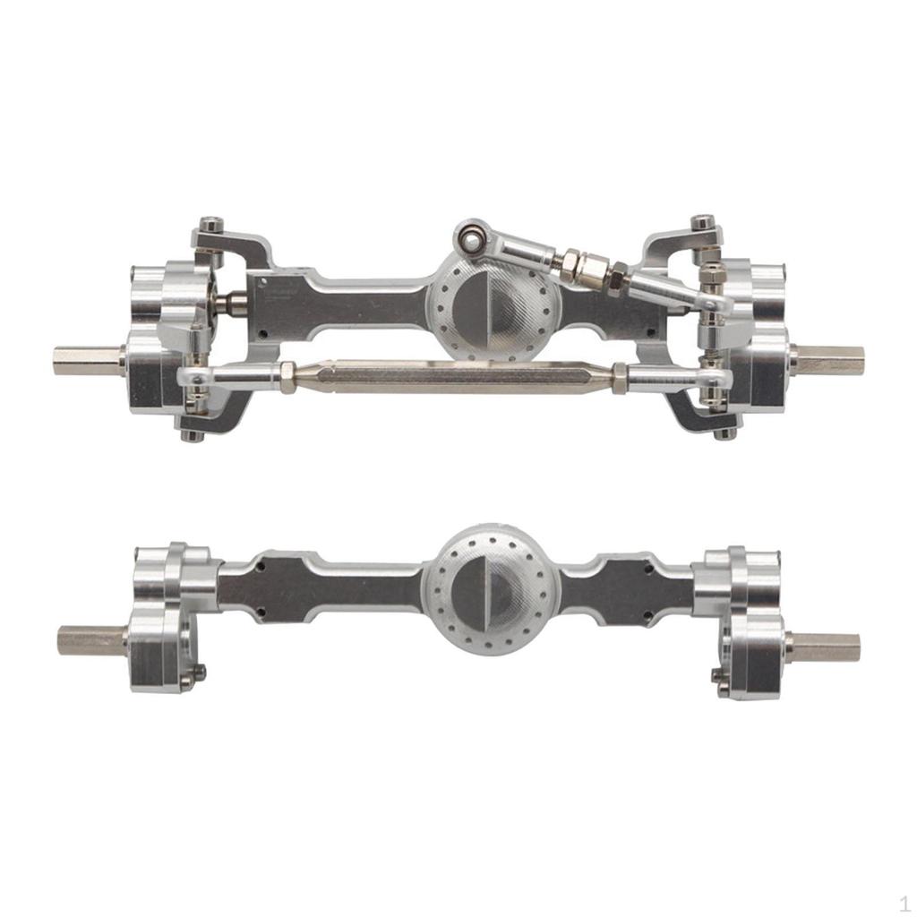 Aluminum Front And Rear Axle Set for 1:12 Scale RC Vehicles