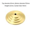 M10 Ceramic Desk Lamp Brass Base Connector Long Lasting Hardware Part for Household Lighting Fixture Upgrade