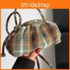 Chic Woolen Plaid Shell Cloud Bag For Women City Minimalist Style