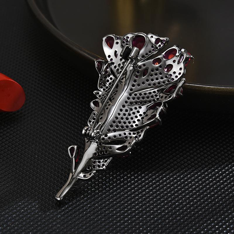 Senior-Broschen, Blumen-Blatt-Brosche, Anstecknadeln für Damen, Anzug-Anhänger, modische Broschen, Schmuck