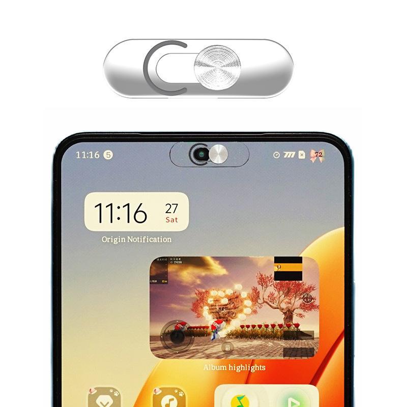 Smartphones Webcam Cover Privacy Camera Covers Front Camera Cover For Galaxy Pixel Ultra-Thin Transparen Protection Slide
