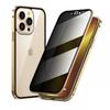 Magnetic Anti-Peep Double Glass Phone Case IPhone 18 Pro Max Shockproof Full Cover