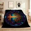 Tree Life Flannel Blanket Throw Blanket Soft Warm Sofa Bed Camping home Decor Unique Christmas Gift C9261024