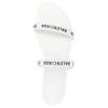 (WMNS) Balenciaga Round Sandals 'White Black' Women's 694999WCAE19010
