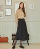 Bye Bye Seop Trench Long Skirt Black [T33]