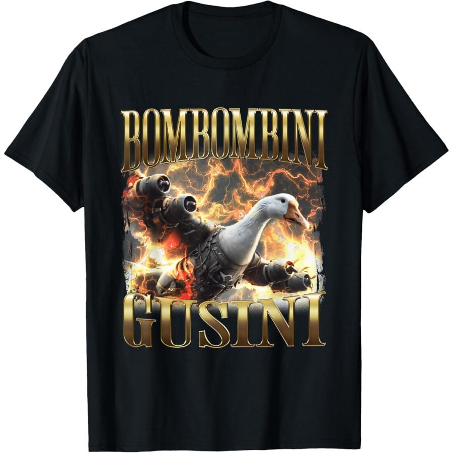 

Bombombini Gusini Funny Italian Brainrot Meme Bootleg T-Shirt XXXXXL чорний