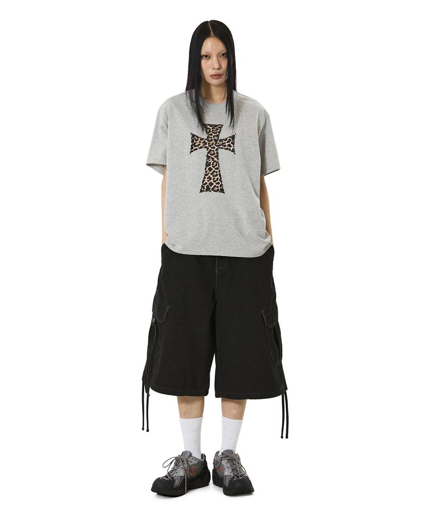 Opeunyadeu(Owai) Animal Cross Tee - Melange