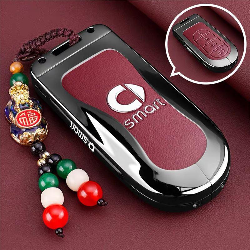 Compatible Mercedes Smart 5th Gen Key Case for 24/25 Models – Car Shell Buckle Pouch