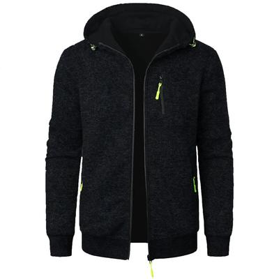 Men's Sports Fitness Casual Sweatshirt Cardigan Hooded Jackets Cardigan Hooded Sweatshirts Baseball Jacket
