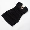 Sanhu Lianjiang Q25DS174: European & American Women's Sexy Summer Bandeau Mini Dress with Metal Details.