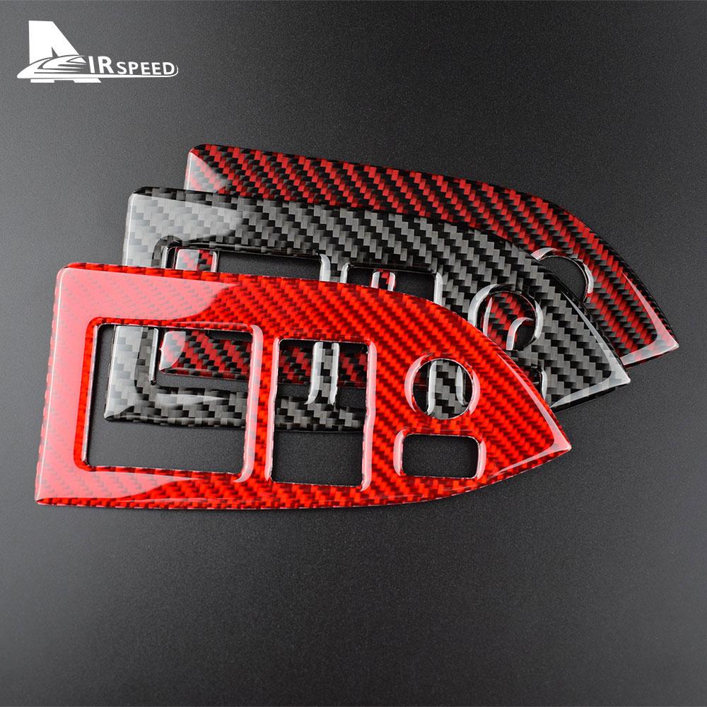 Real Soft Carbon Fiber LHD RHD Sticker for Subaru BRZ  Toyota GT86 2012-2020 Interior Trim Car Window Switch Button Frame Cover