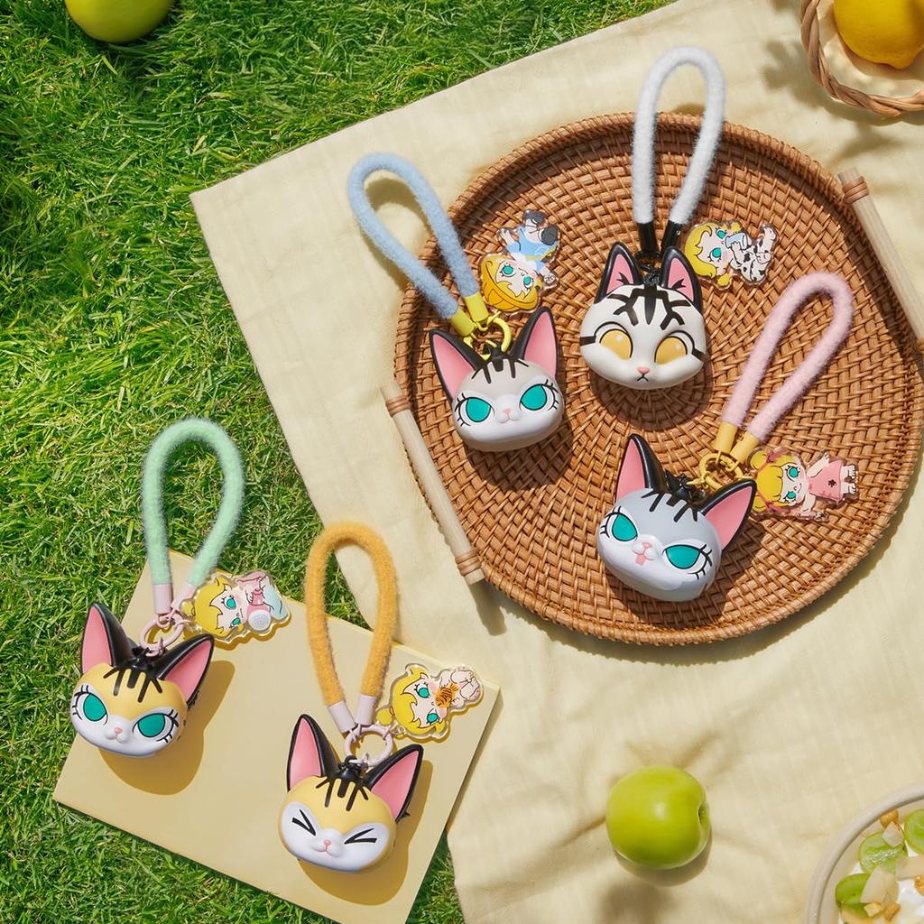 POP MART Baby Molly Baby Tabby Series Squeeze Charm Pop Mart Gachapon Blind Box Figure Plastic Model Premium Toy PVC Soft Vinyl Original Character