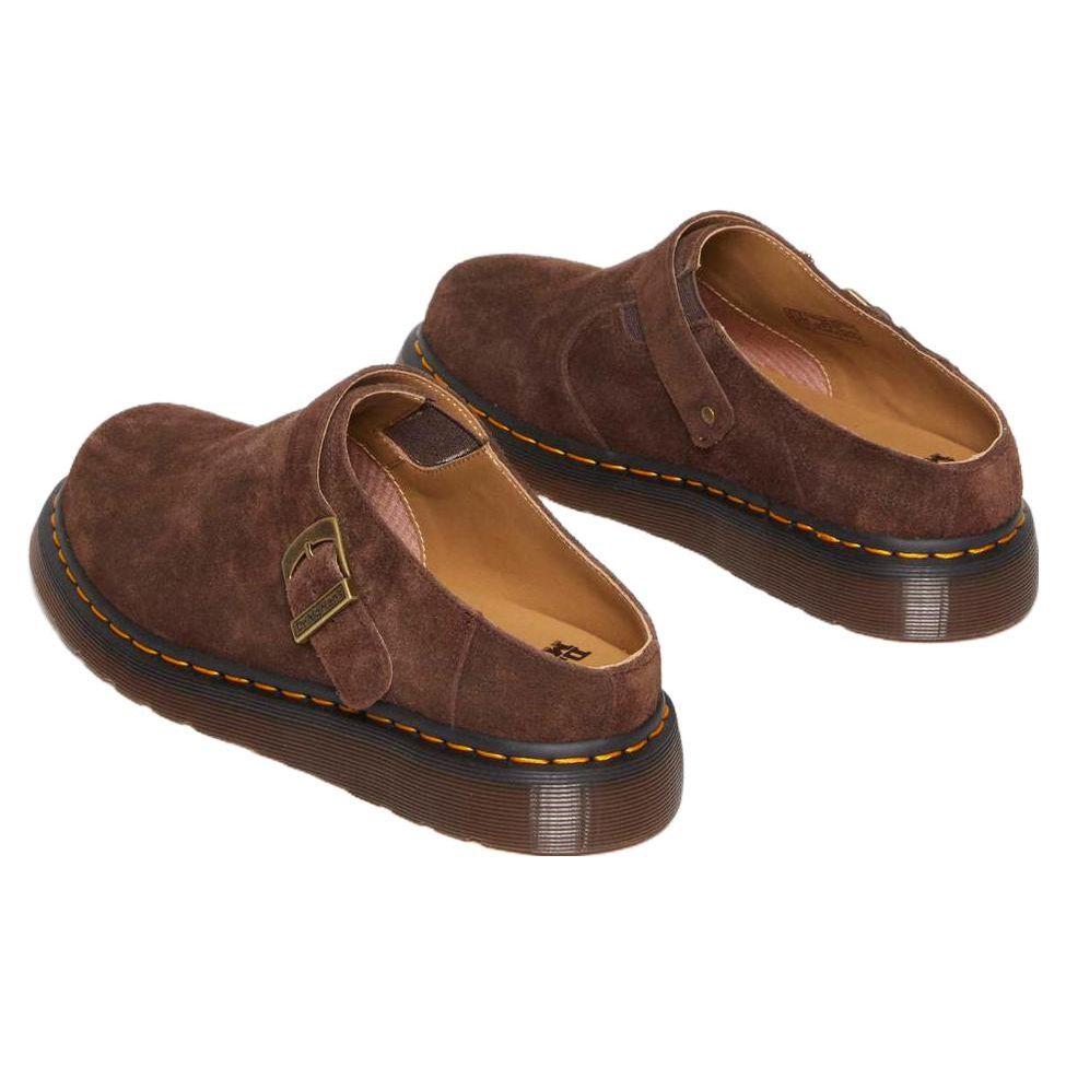 Dr. Martens Isham Suede Shoe Dark Brown Unisex Sneakers 30619201