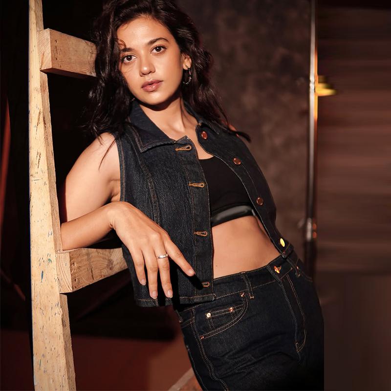 Damskie Zestawy Jeansowe Marynarka Jeansowa Jednorzędowa Topy Spodnie Szerokie Nogawki Wysoki Stan Moda Y2K High Street Zestaw