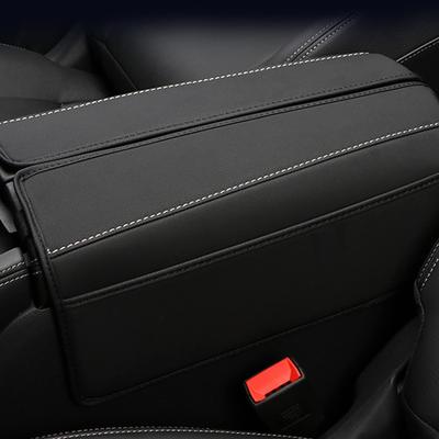 Fucaten Armrest Cover Console Cover Center Console Box Compatible with Nissan New T33 SNT33 T33 Series 2022 Dress-up (Black) X-Trail (July - Present)