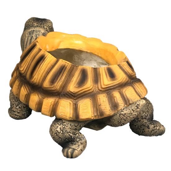 Resin Turtle Planter Pot Indoor Outdoor Tortoise Succulents Herb Plants Flower Pot Container Home Balcony Garden Decoration
