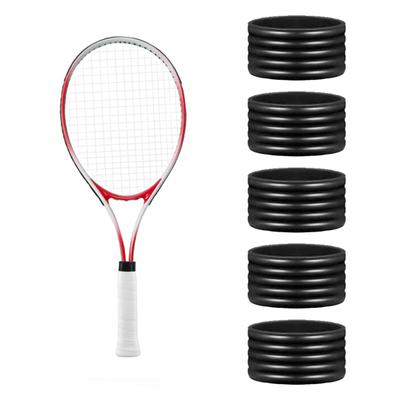 5 szt. Silikonowy pierścień na uchwyt rakiety antypoślizgowy chłonny tenis pickleball racquetball badminton squash bat overgrip opaska na uchwyt
