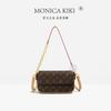 Monica Qiqi Women's Bag 2025 New High-end Fashion Versatile Retro Underarm Bag One Shoulder Crossbody Handbag
