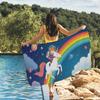 R-Rainbow F-Friends Towel Quick Drying Beach Towels Are Suitable For Swimming Pools Camping Yoga And The Gym