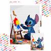 Stitch Diamond Painting Kit DIY Round Home Wall Decor Adult Handmade Gift