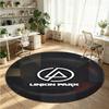 Linkin Park Printed Round Crystal Velvet Rug Soft Non Slip Floor Carpet For Bedroom Holiday Gift