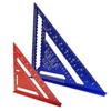 Imported British Imperial 7/12 Inch Metric Aluminum Black Anodized Woodworking Triangle Ruler: 90° & 45° Angles