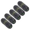 5PCS IP68 Waterproof Connector 3 Pin Straight Through Outdoor Power Connector for 9‑12mm