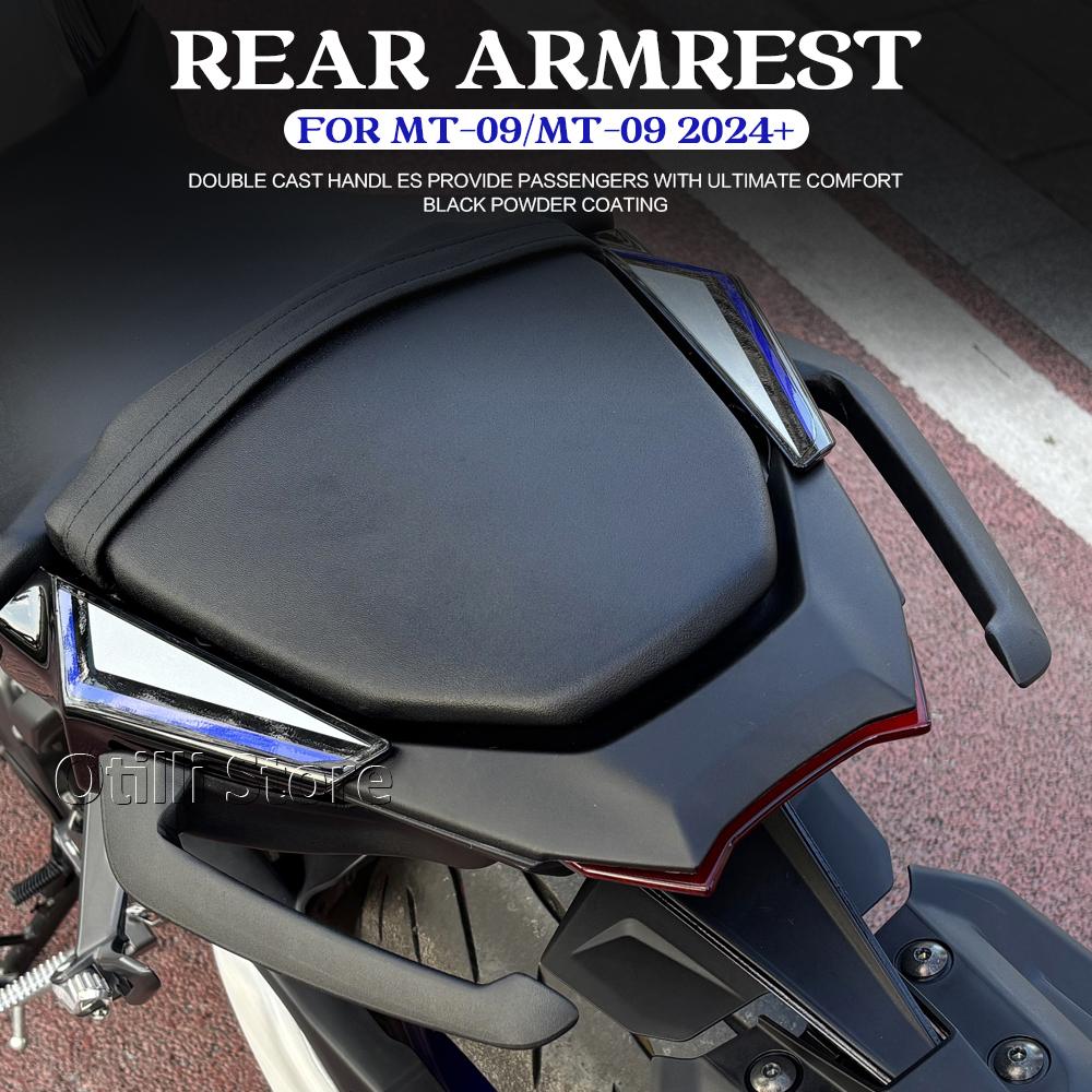 New Motorcycle Rear Grab Bars Rear Seat Pillion Passenger Grab Rail Handle Fit For YAMAHA MT09 MT-09 MT 09 SP 2024 2025
