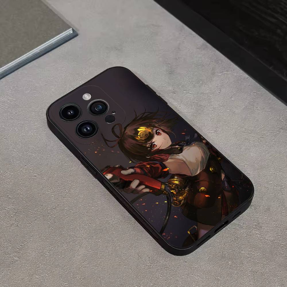 

Чехол для телефона K-Kabaneri Железная крепость Для iPhone 17,16,15,14,13,12,11 Plus,Pro Max,XS,X,XR,SE,Mini,8,7, Мягкий силиконовый Черный чехол iPhone16e