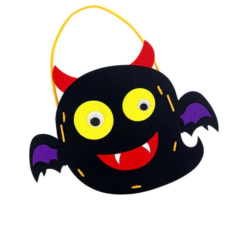 Duch Netopýr DIY Halloweenská Taška na Sladkosti Koleda Dýňová Kabelka Mateřská škola