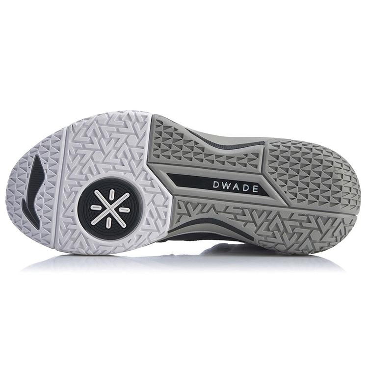 New LiNing All City 5 Wade Collection Anti Slip Wear Resistant Low Top Basketball Shoes Black White Gray ABAS105-1