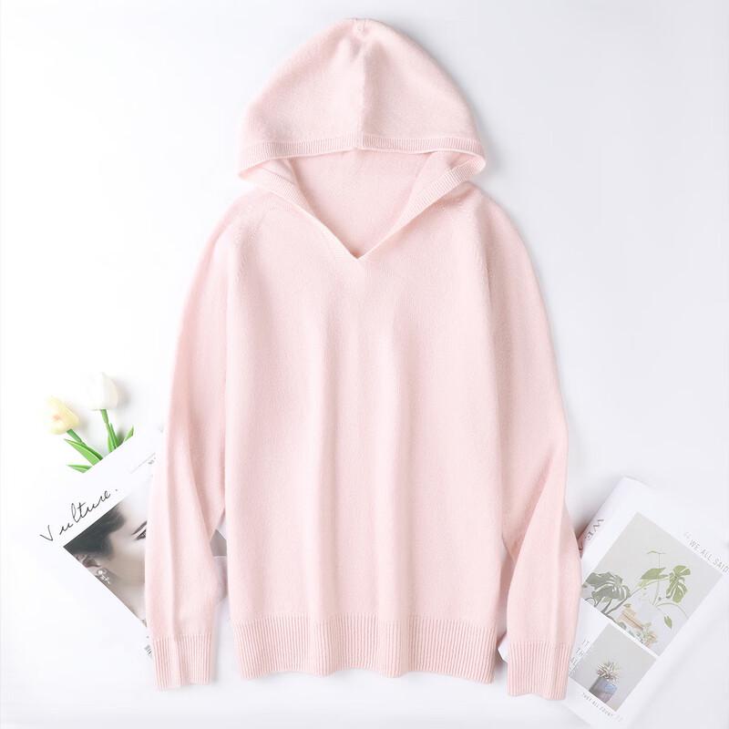 SNOWFLYING Women's Hooded 100% Wool Sweater