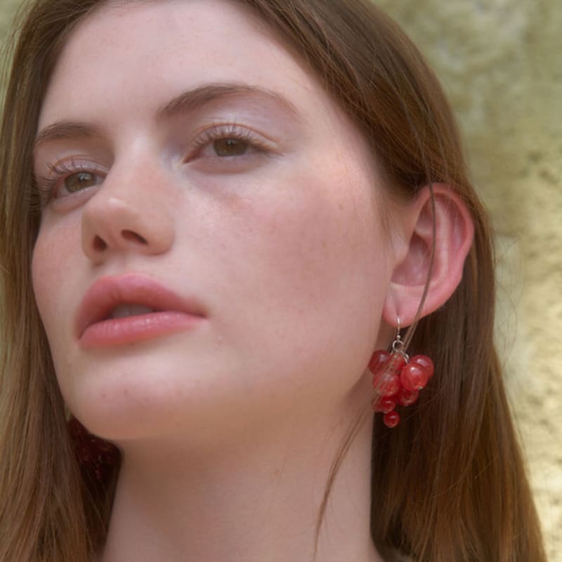 LOVE ME MONSTER Grape Earrings (L242MER070)