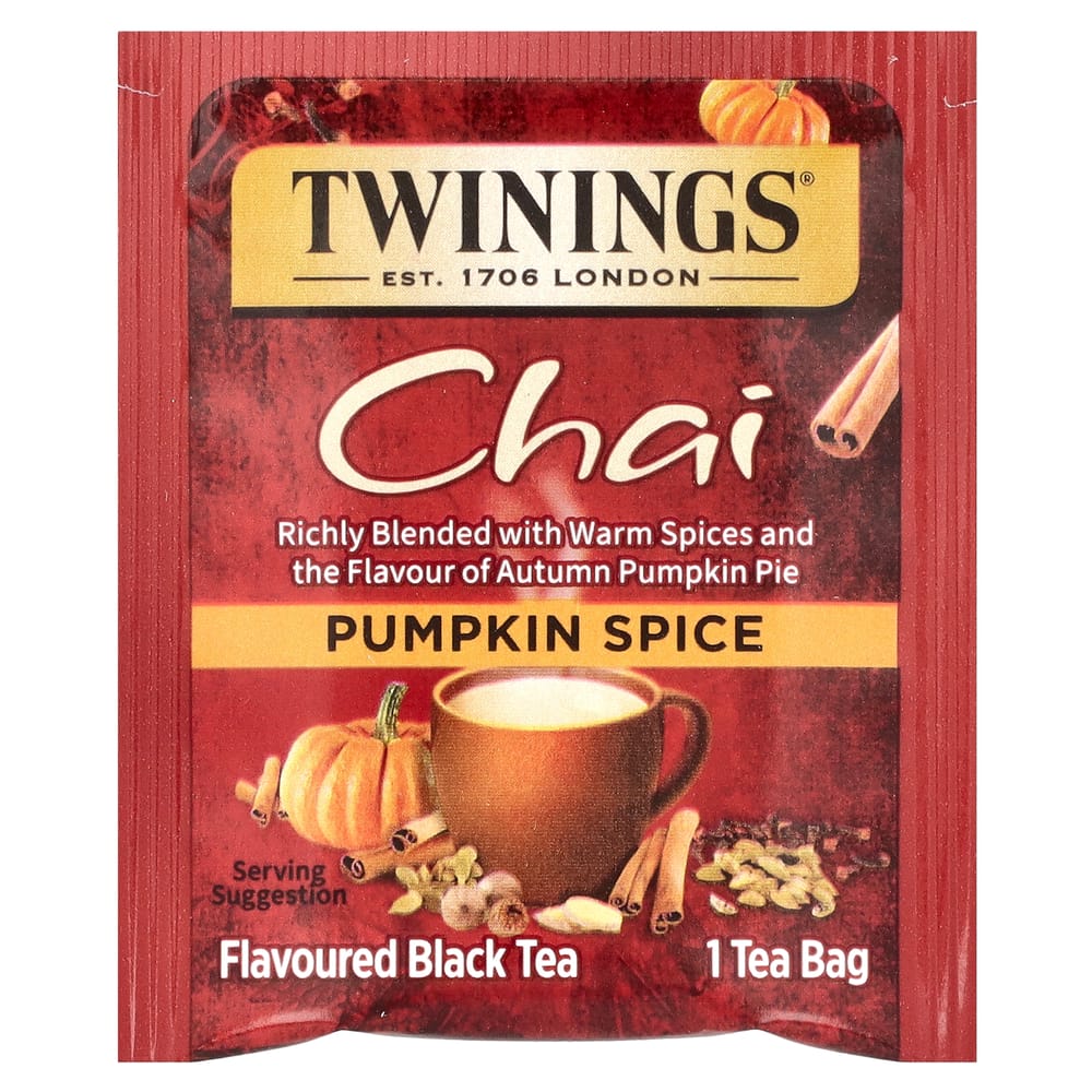 Twinings Chai Black Tea Pumpkin Spice 20 Tea Bags 40g (1.41oz)