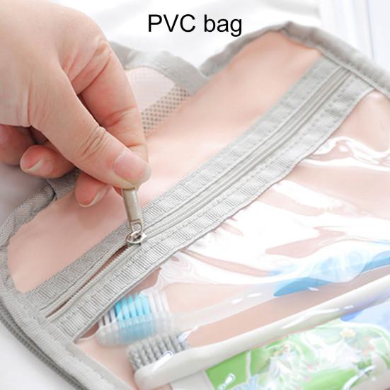 Yousheng Travel Toiletry Bag Cosmetic Organizer with Hanging Hook 2 Side Pockets Waterproof Portable Makeup Bag for Business Trips Overnight Stays