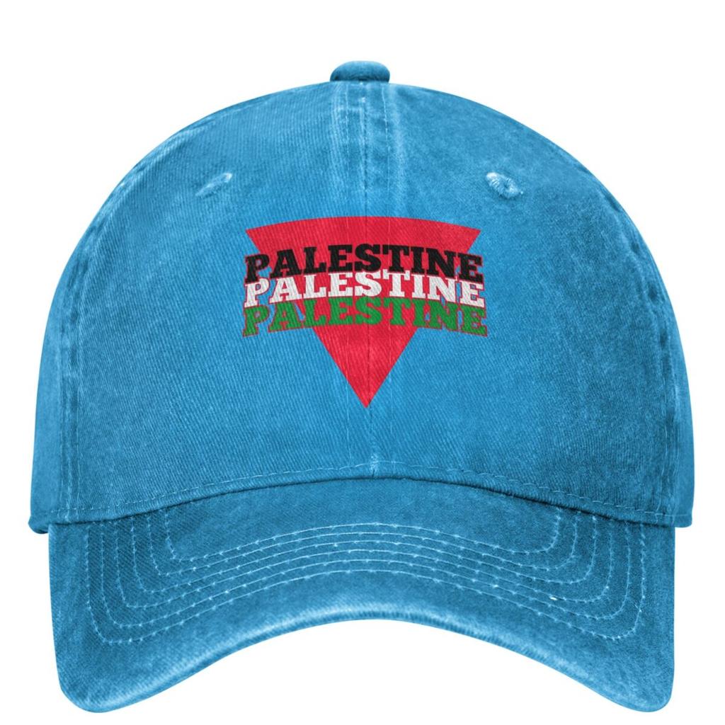 Palestinian Red Triangle Baseball Cap Unisex Men Sunscreen Hip Hop Hats Summer y2k Retro Tennis Skate Snapback Cap
