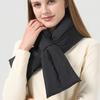 Autumn Winter Down Scarf For Women Girls Soft Cross Solid Colors Waterproof Plush Scarves Lady Warmer Neck Protection