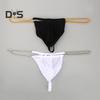 Men Thong Ice Silk Underwear Sexy G-Strings Metal Chains Hollow Out Comfortable Briefs Slim Fit High Elasticity Panties