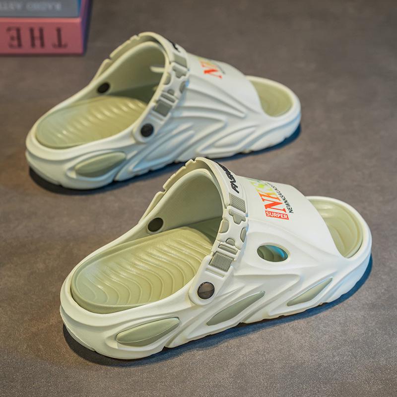 Men s 2025 Summer Sport Comfort Slippers – Thick Sole Non-Slip Breathable Sandals